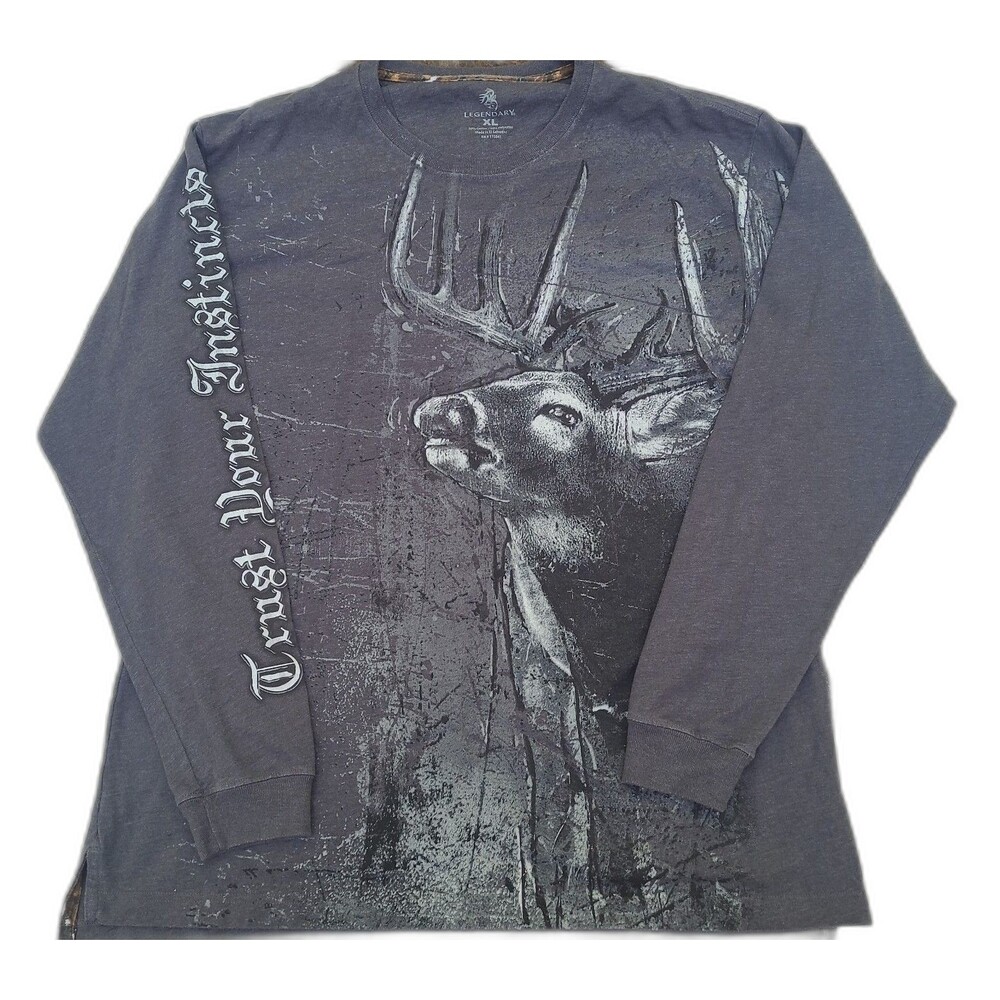Y2k Legendary Whitetails Deer Trust Your Instincts long sleeve Shirt